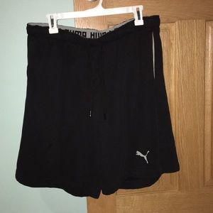 BLACK PUMA SHORTS